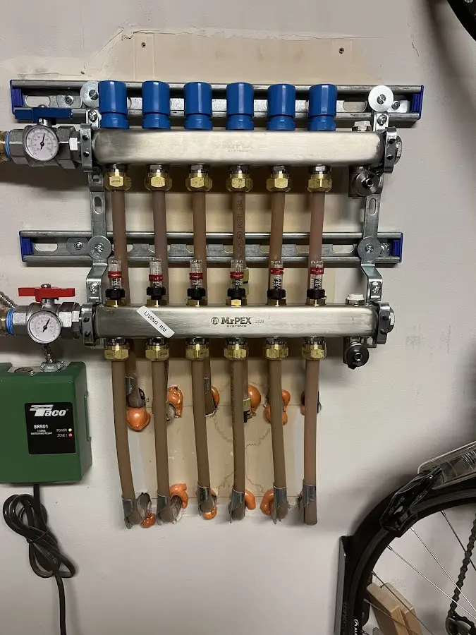 Plumber performing Leak Detection at a residential property in South Run